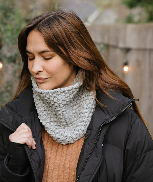 Want S'more Light Cowl PDF- Knitting Pattern – Queen City Yarn