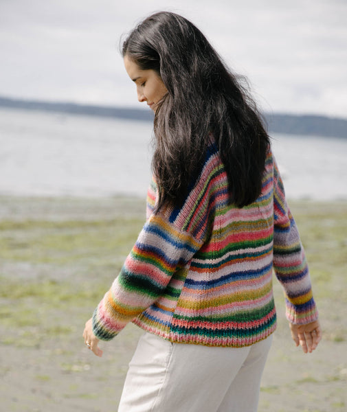 Easy Relaxed Pullover Using Lang Cloud