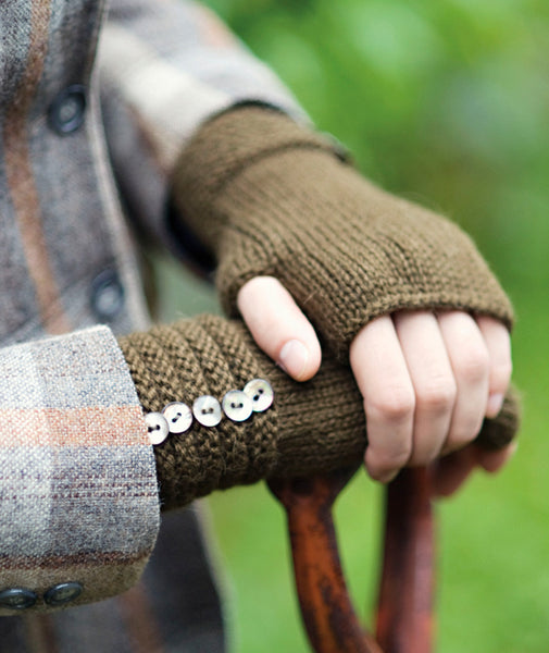 Gilded Cage Fingerless Mitts Knitting Pattern – Cat and Sparrow UK
