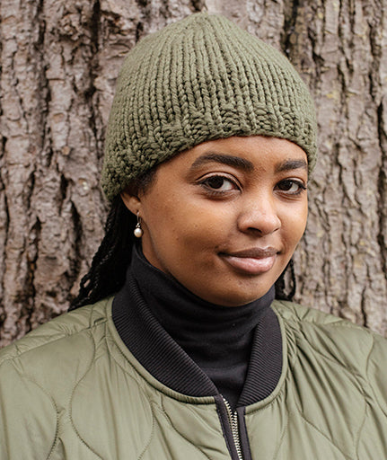 Basic 'Big Wool' Beanie Using Rowan Big Wool – Churchmouse Yarns & Teas