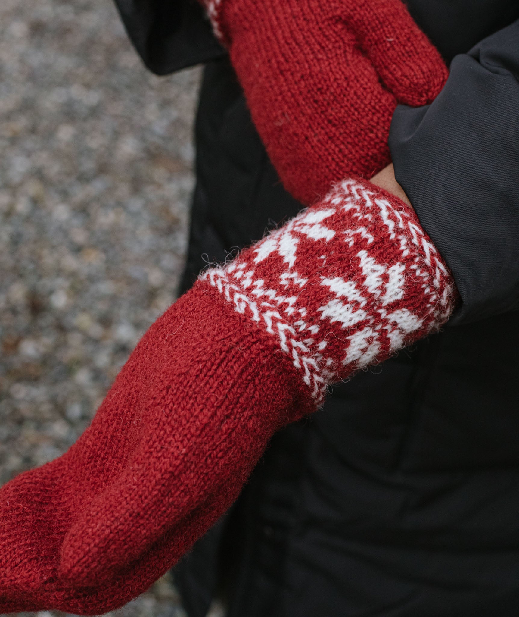 Felted mittens 