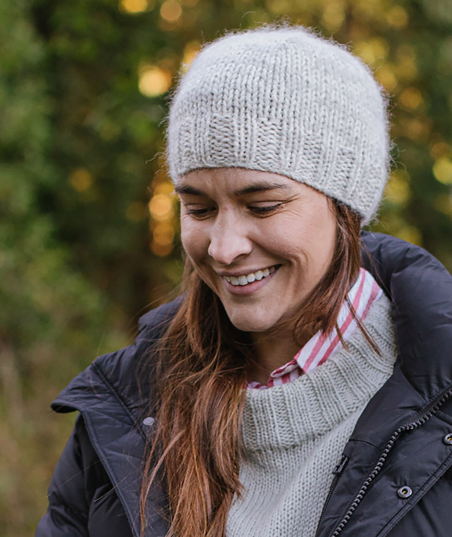 Double-Quick Marled Beanie Using Rowan Kid Classic