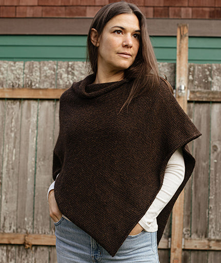 Easy Folded Poncho Using Berroco Ultra Alpaca – Churchmouse Yarns & Teas