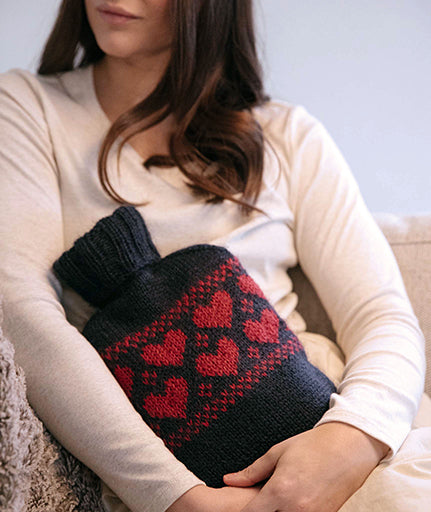 Hot Water Bottle Cozy Using Rowan Kid Classic