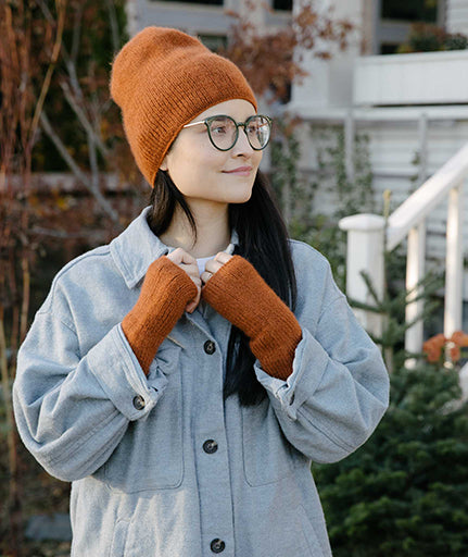 Minimalist Hat Using Lang Cashmere Light