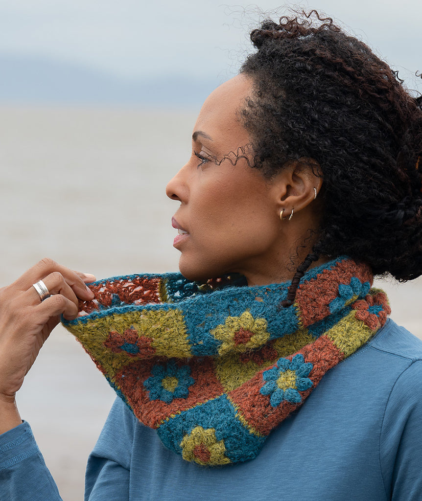 Sea Garden by Becca Parker for The Fibre Co. Using Cirro