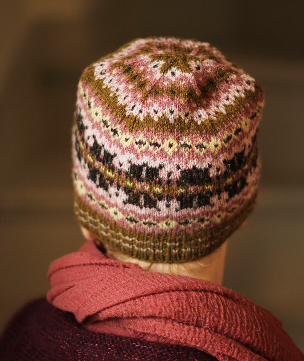 Yöl Moorie Holiday Hat Kit by Gudrun Johnston of Simply Shetland