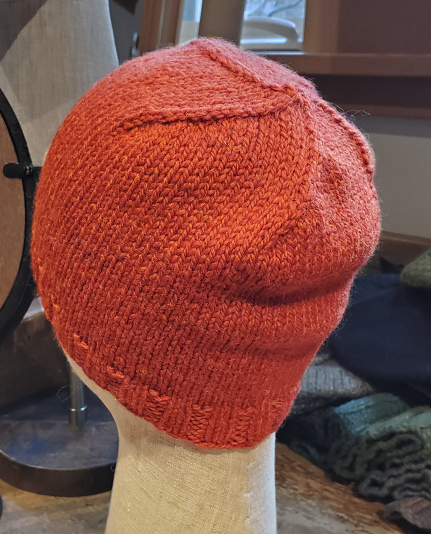 Basic Beanie in Blue Sky Fibers Woolstok