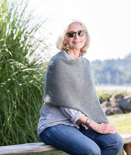 Twice Reversible Poncho Using Berroco Ultra Alpaca