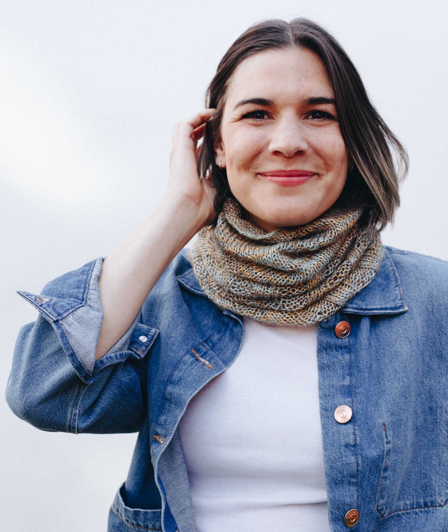 Annabella's Cowl Using Hand Maiden Maiden Hair