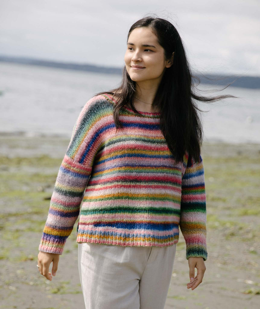 Easy Relaxed Pullover Using Lang Cloud – Churchmouse Yarns & Teas