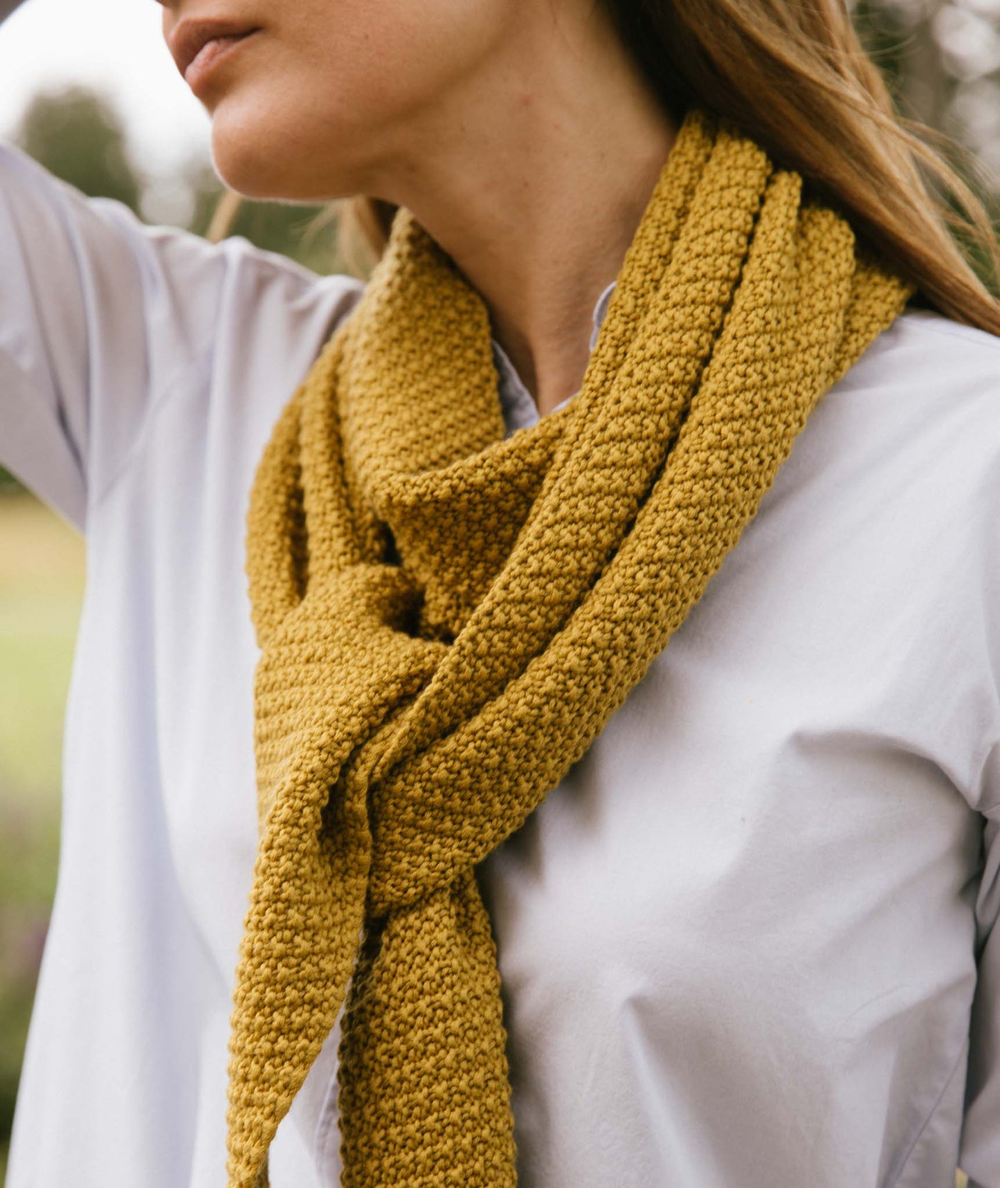 Parallelogram Sequence Scarf Using Catherine Lowe Merino 5