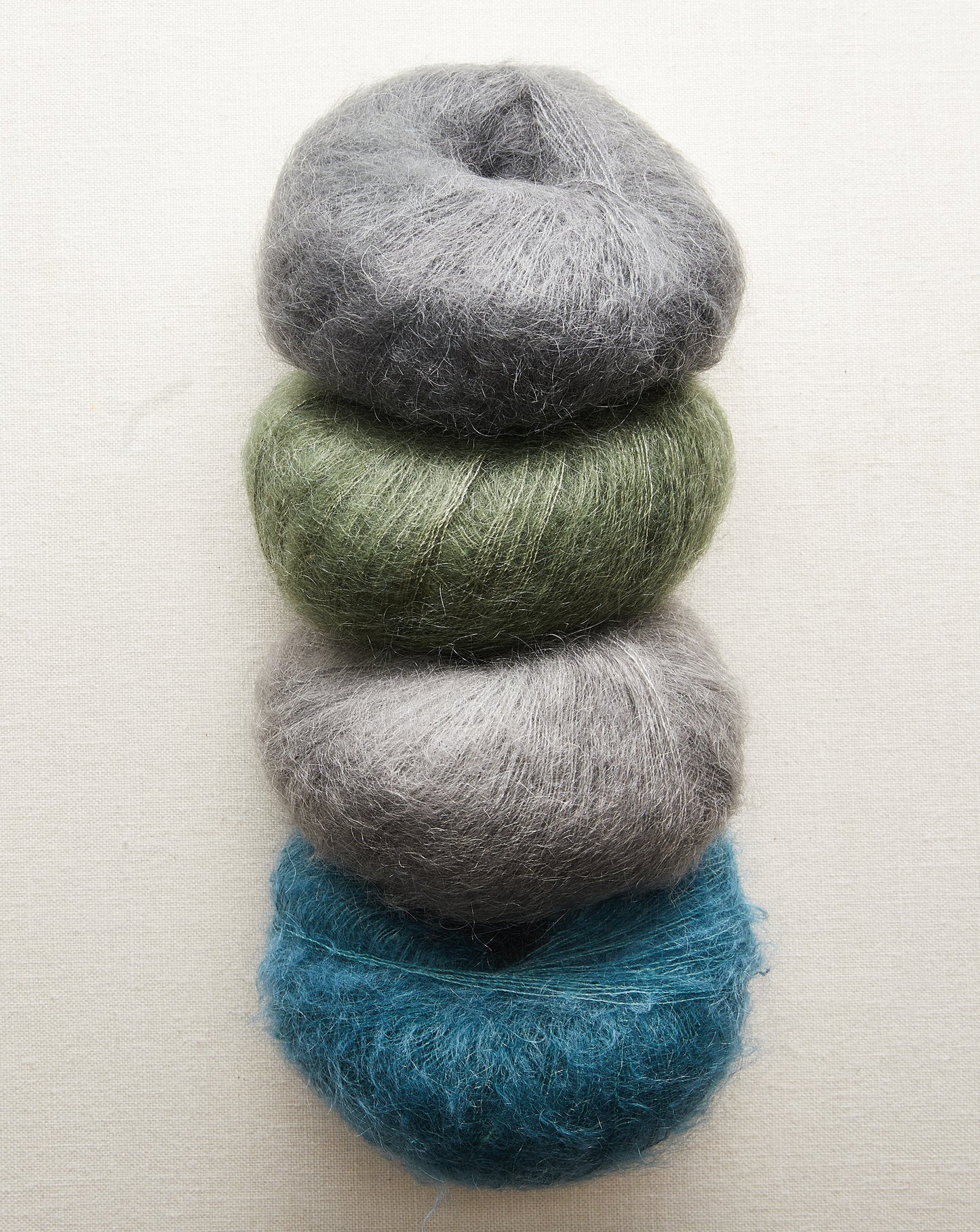 Color Play Mohair Scarf Using Rowan Kidsilk Haze