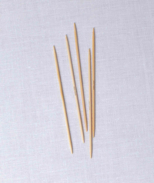 Addi Natura Bamboo Double Point Needles - 6"