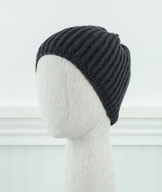 Fisherman's Rib Beanie in Brooklyn Tweed Arbor