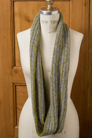 Magic Three-Yarn Scarf Loop in Rowan Felted Tweed